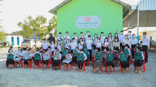 Peng Huoth Group Distributes Food and Study Materials to Orphans and Poor Children