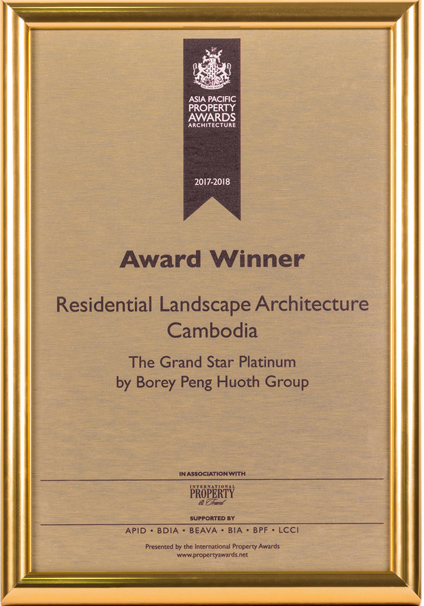 Residential Landscape Architecture Cambodia 2017-2018 (The Grand Star Platinum by Borey Peng Huoth Group)