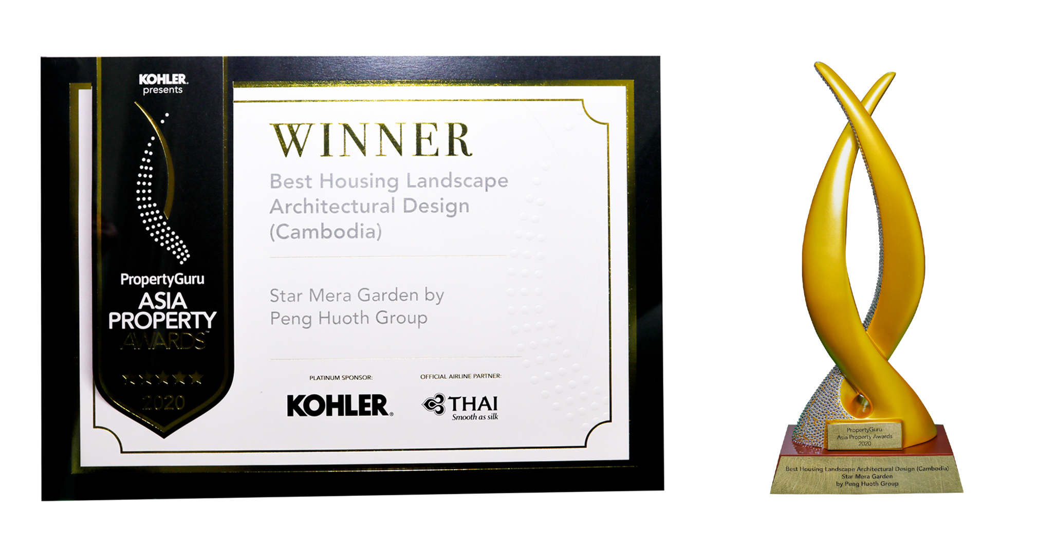 Best Housing Landscape Architectural Design (Cambodia) The Star Mera Garden by Peng Huoth Group