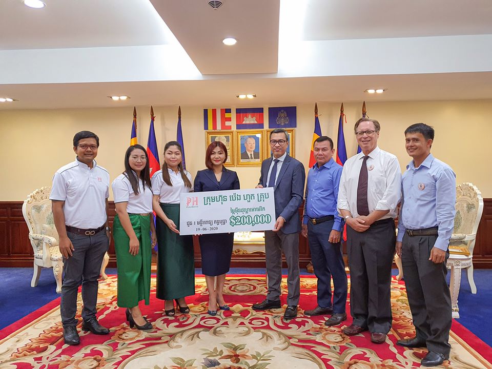 Peng Huoth Group Donates 200,000 USD to Kantha Bopha Foundation of Cambodia