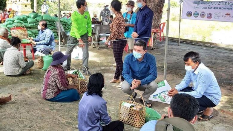 Tonle Sap Lake plastics pick-up effort underway